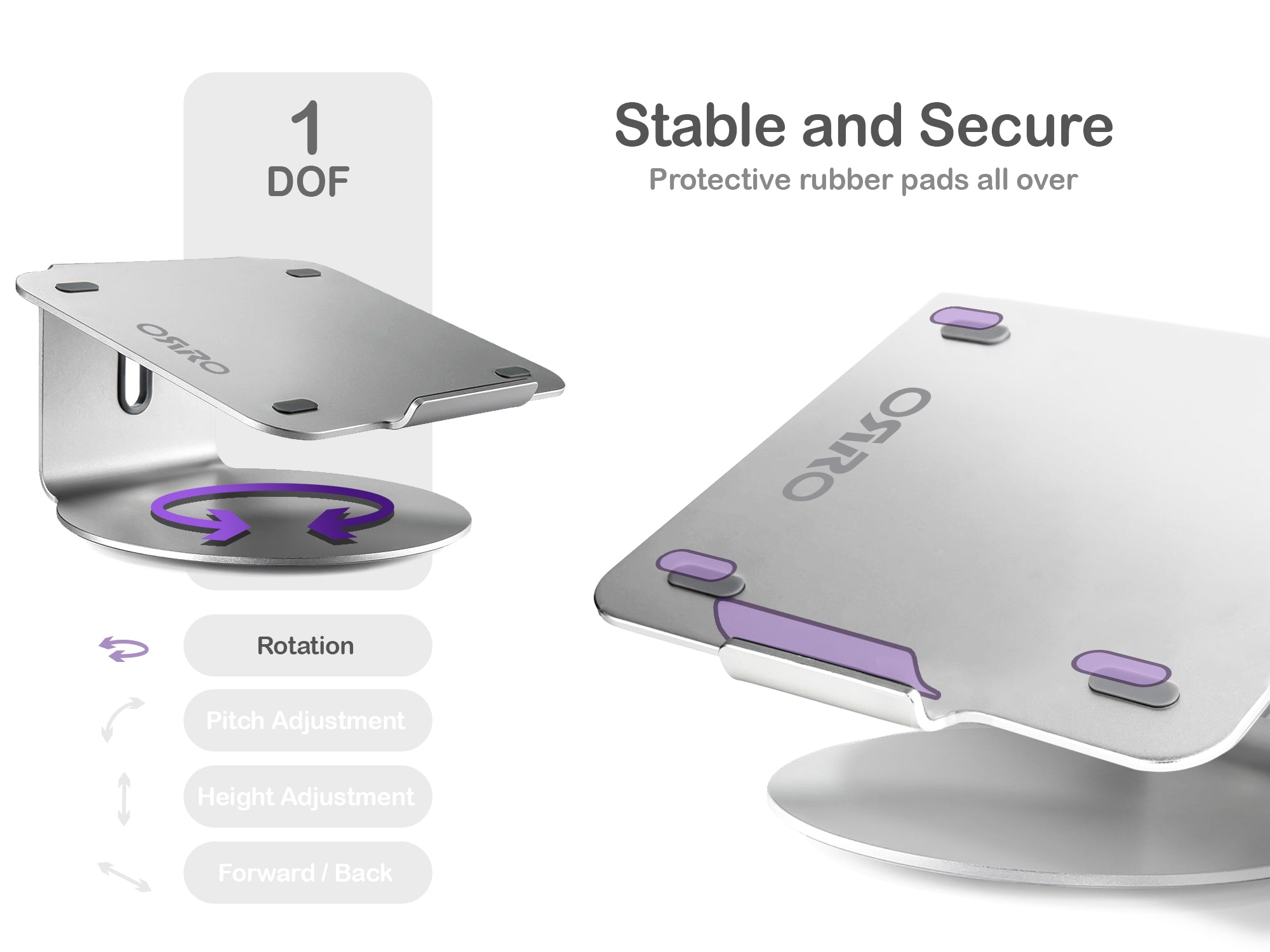 ORRO Laptop Home Plus Series - Rotating Station