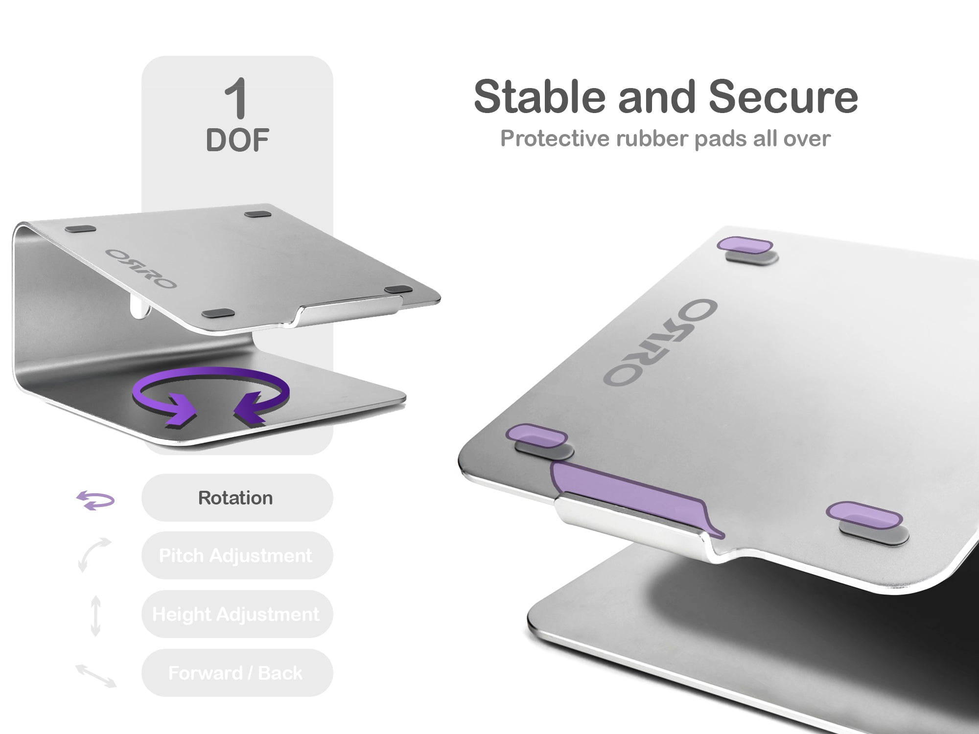 ORRO Laptop Home Plus Series - Rotating Station