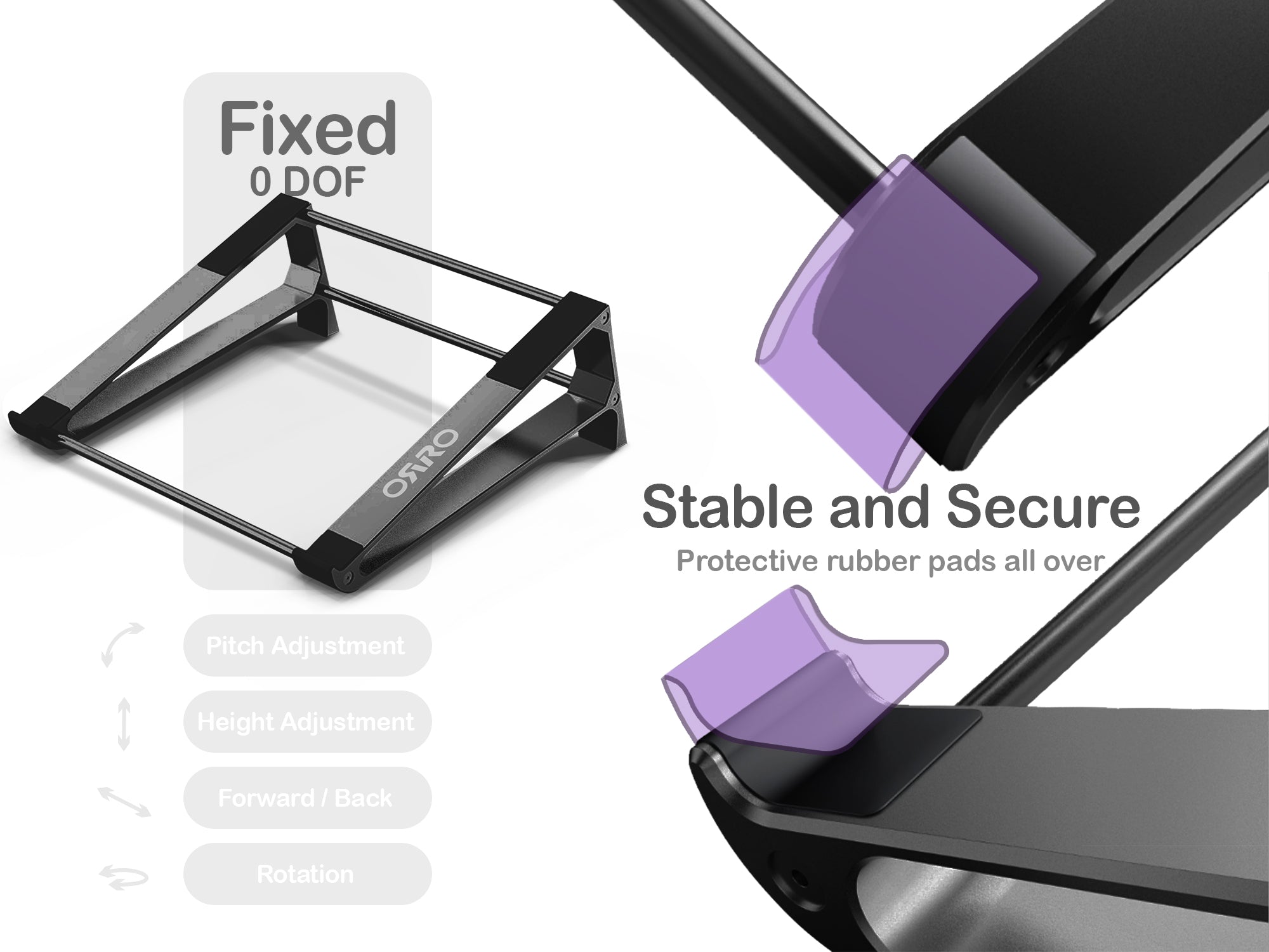 ORRO Laptop Home Series - 2-Way Stand