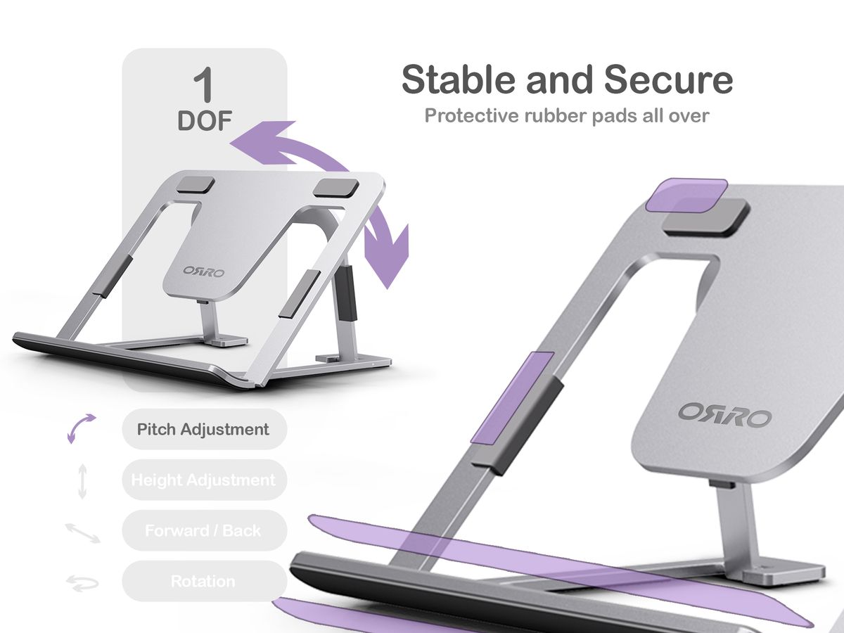 ORRO Tablet Home Series - Foldable Flatpack Stand