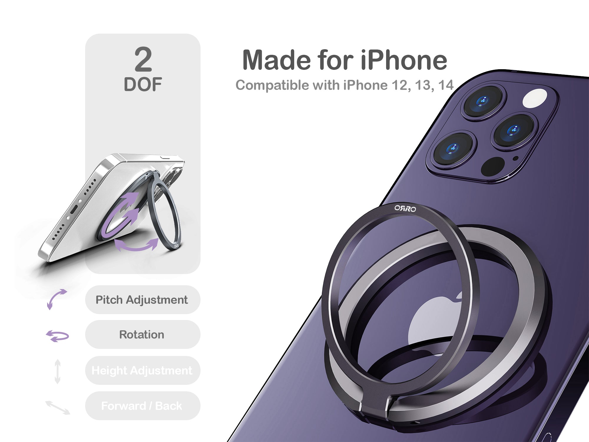 ORRO Mobile Home Series - iPhone MagSafe Kickstand