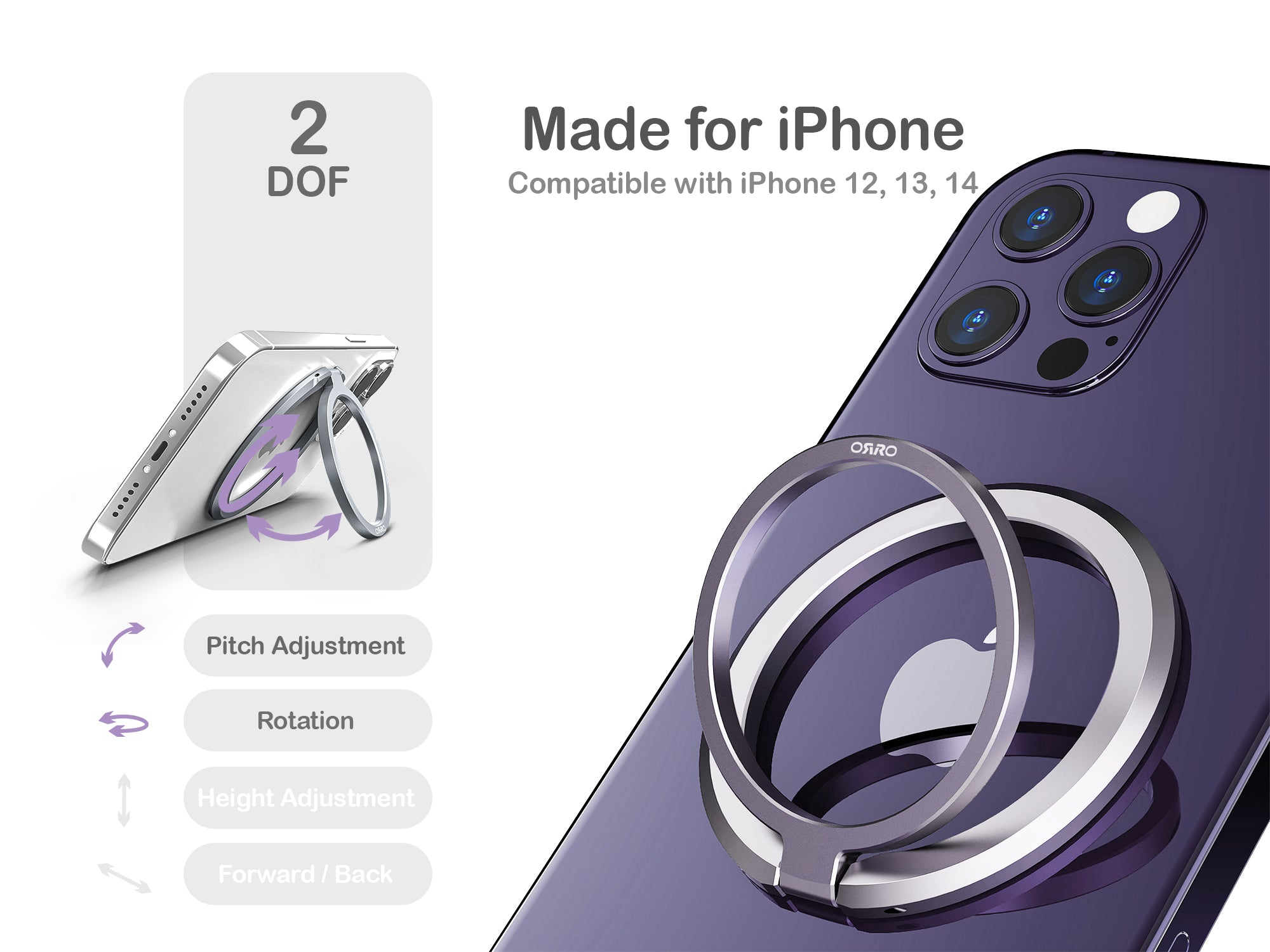 ORRO Mobile Home Series - iPhone MagSafe Kickstand