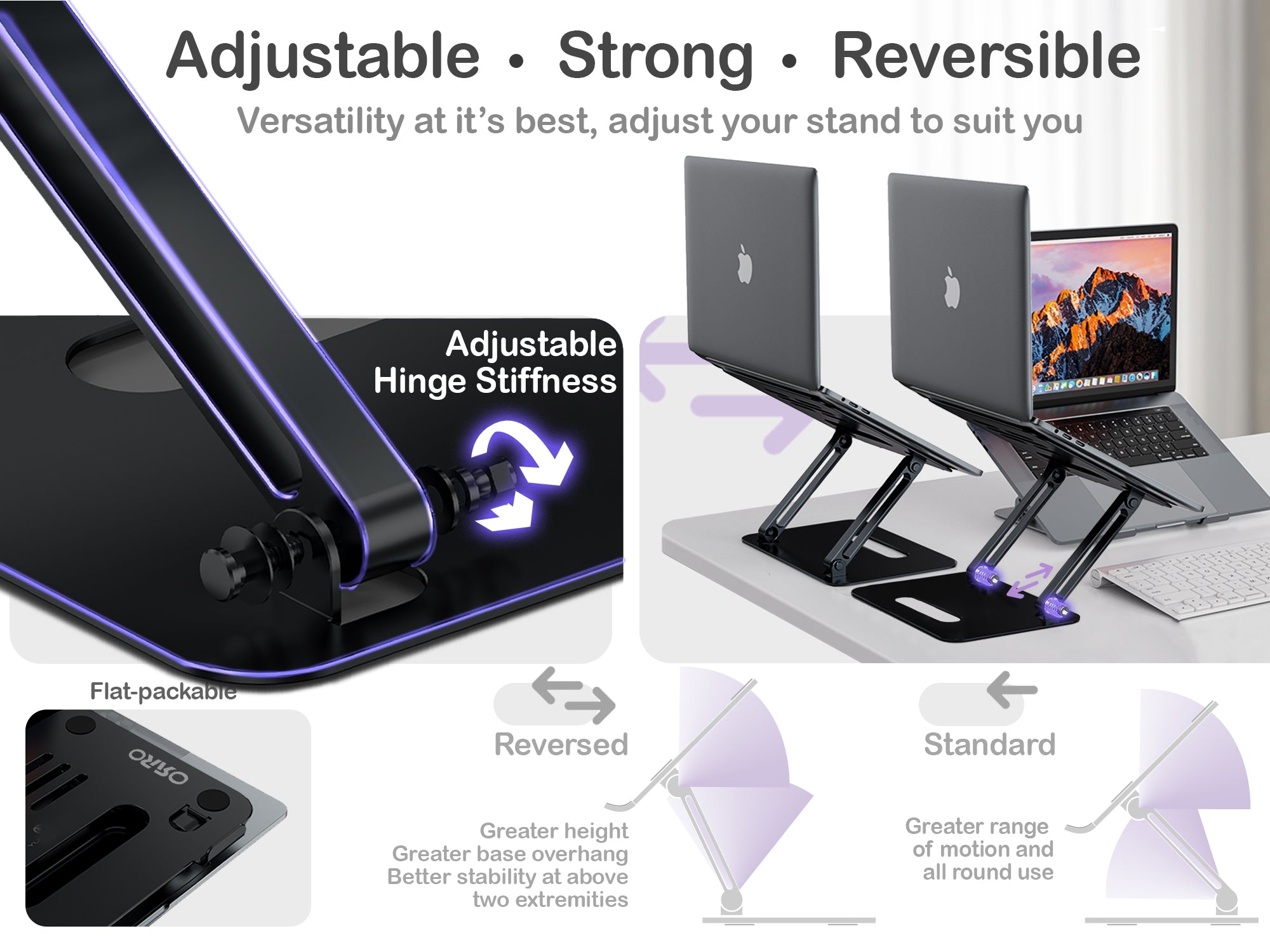 ORRO Laptop Pro Series - Adjustable Stand
