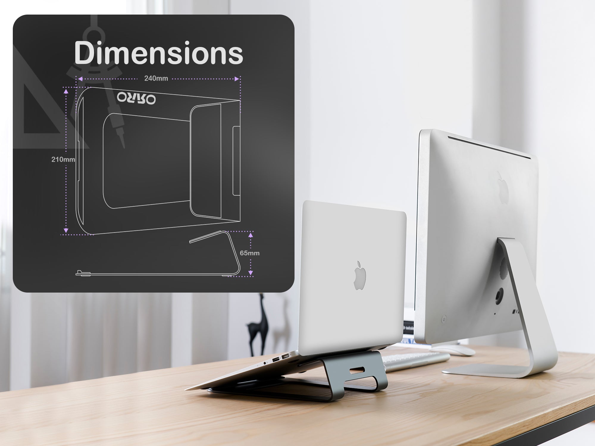 ORRO Laptop Home Series - Pitched Stand