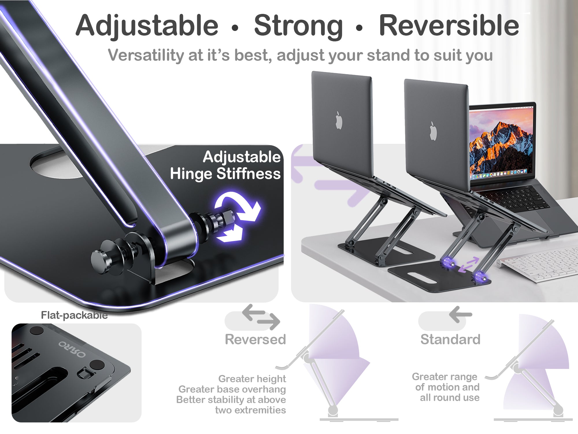 ORRO Laptop Pro Series - Adjustable Stand
