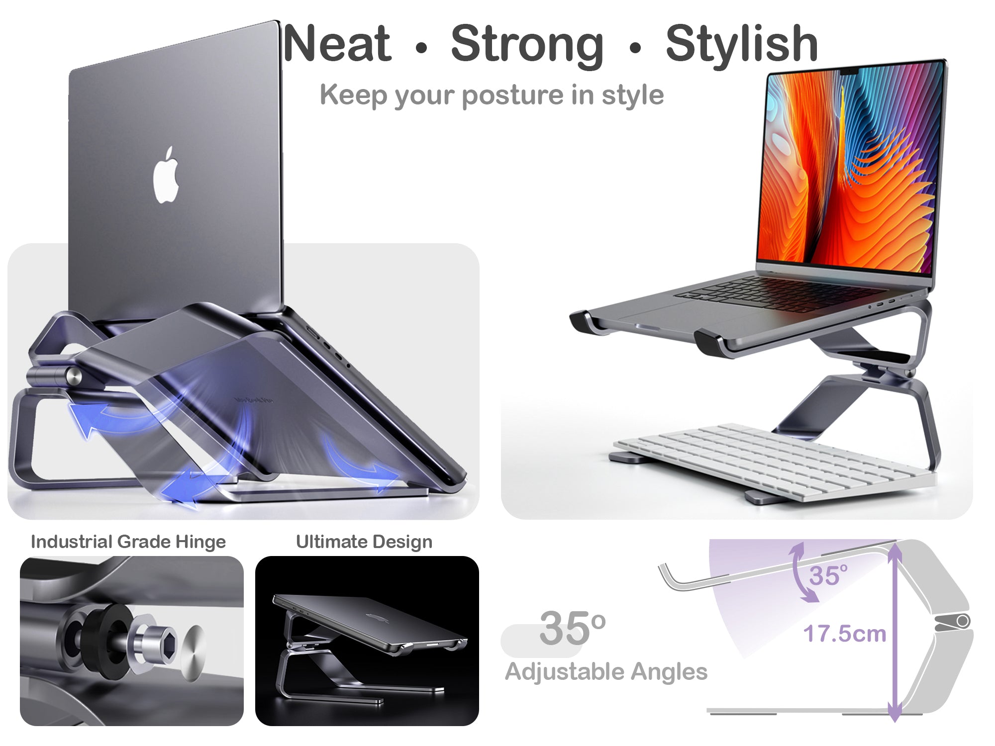 ORRO Laptop Home Plus Series - Pitch Adjustable Stand