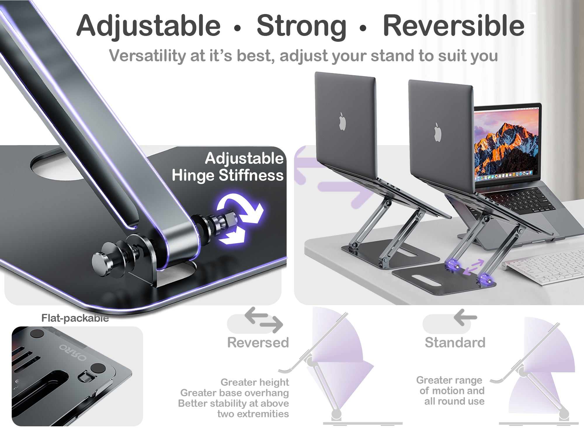 ORRO Laptop Pro Series - Adjustable Stand