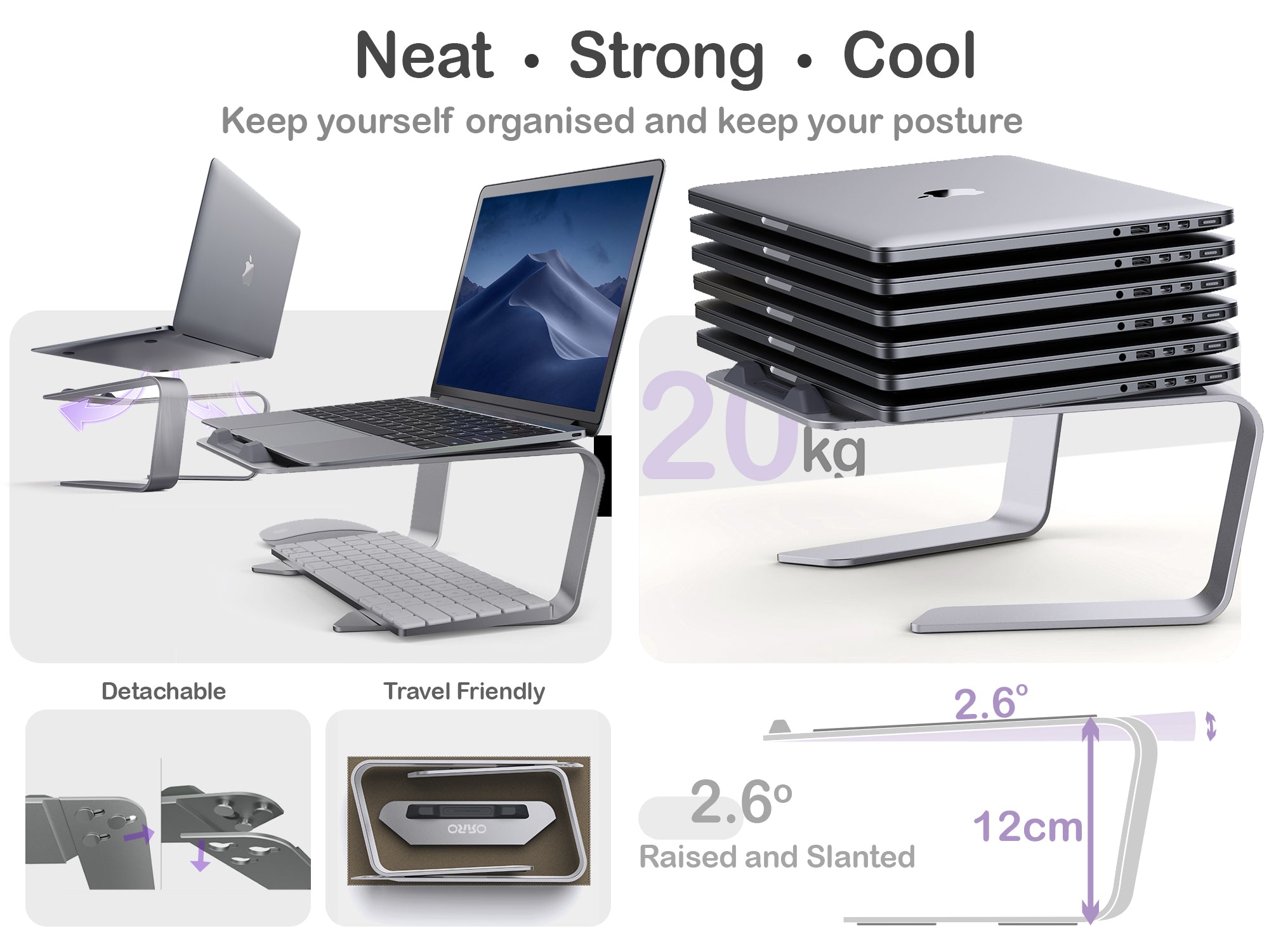 ORRO Laptop Home Plus Series - Laptop Riser