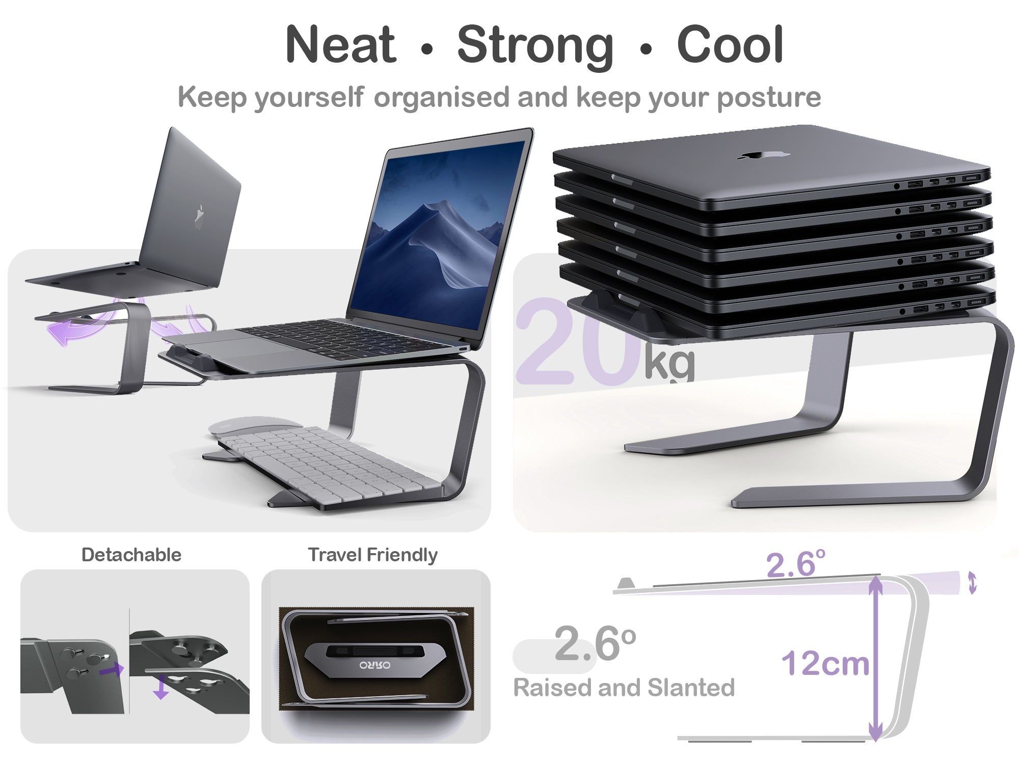 ORRO Laptop Home Plus Series - Laptop Riser