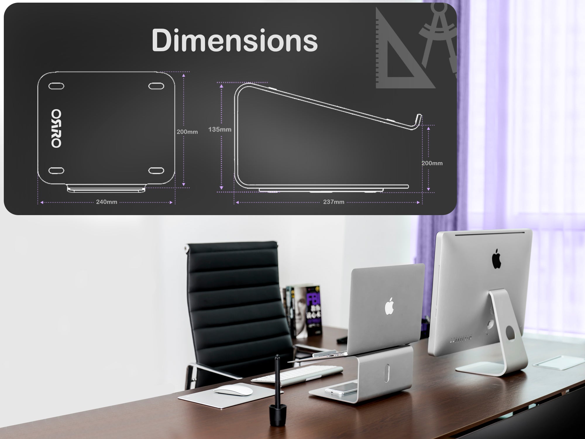 ORRO Laptop Home Plus Series - Rotating Station