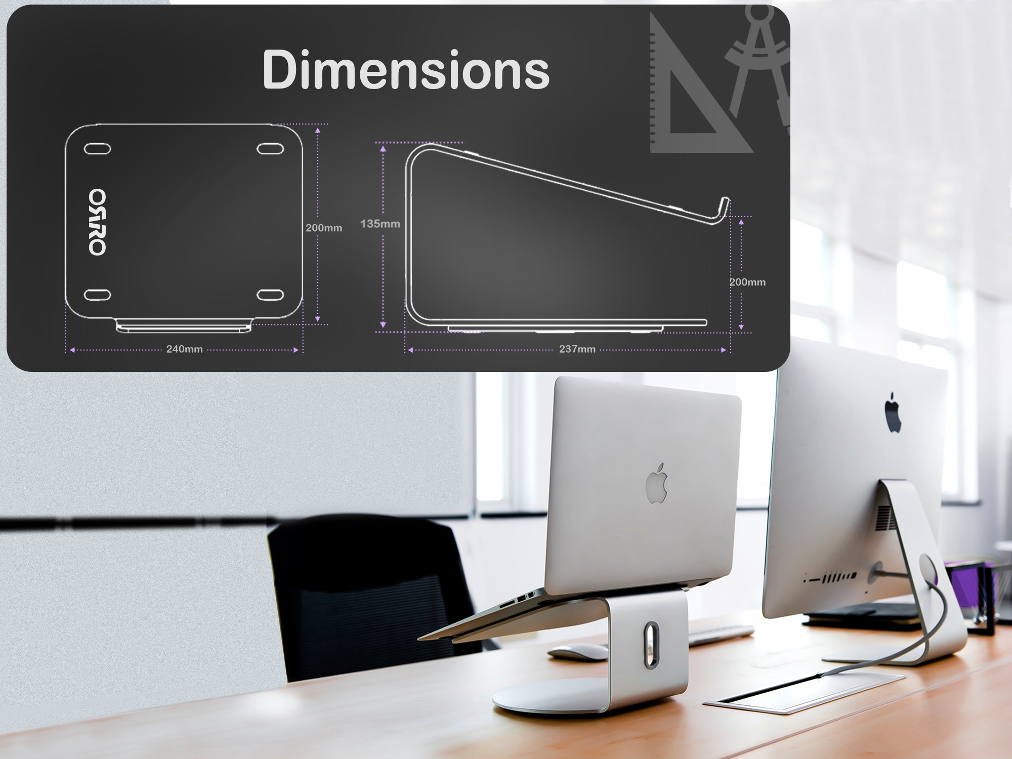 ORRO Laptop Home Plus Series - Rotating Station