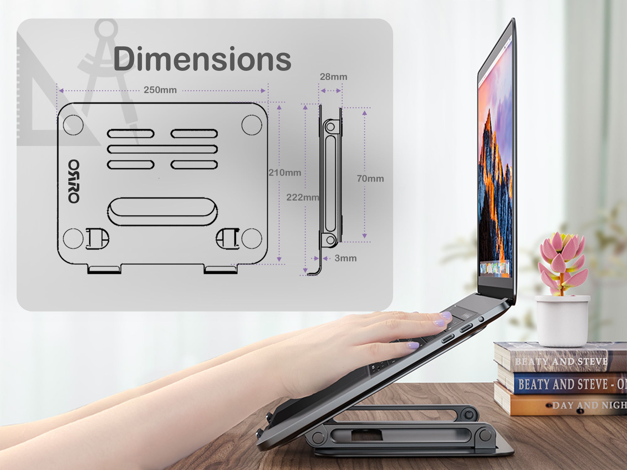 ORRO Laptop Pro Series - Adjustable Stand