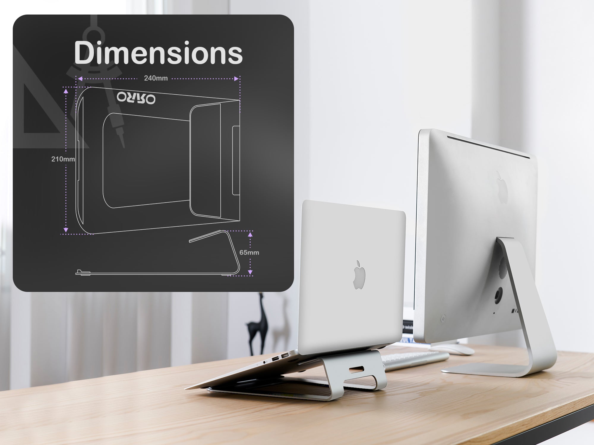 ORRO Laptop Home Series - Pitched Stand