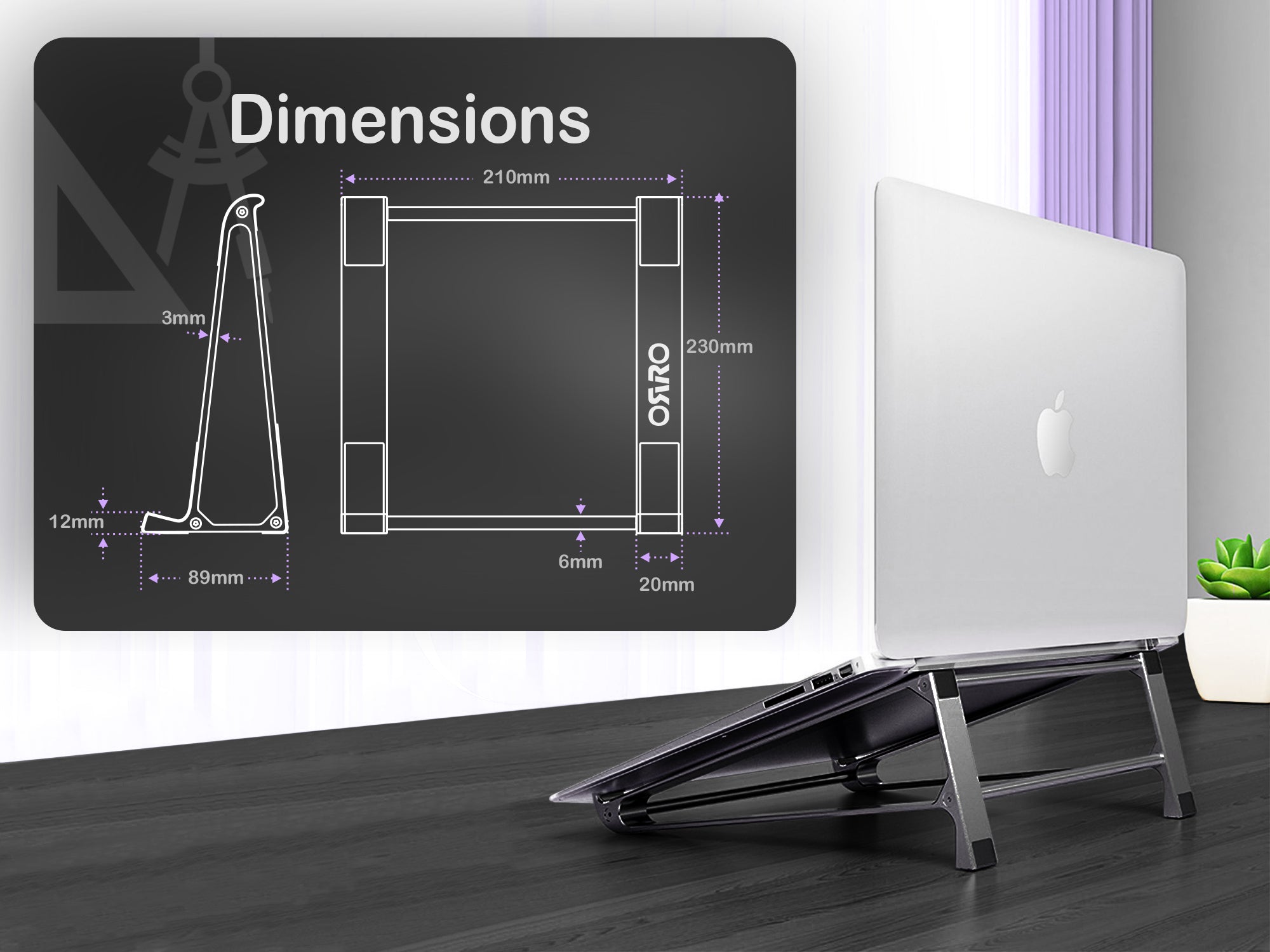 ORRO Laptop Home Series - 2-Way Stand