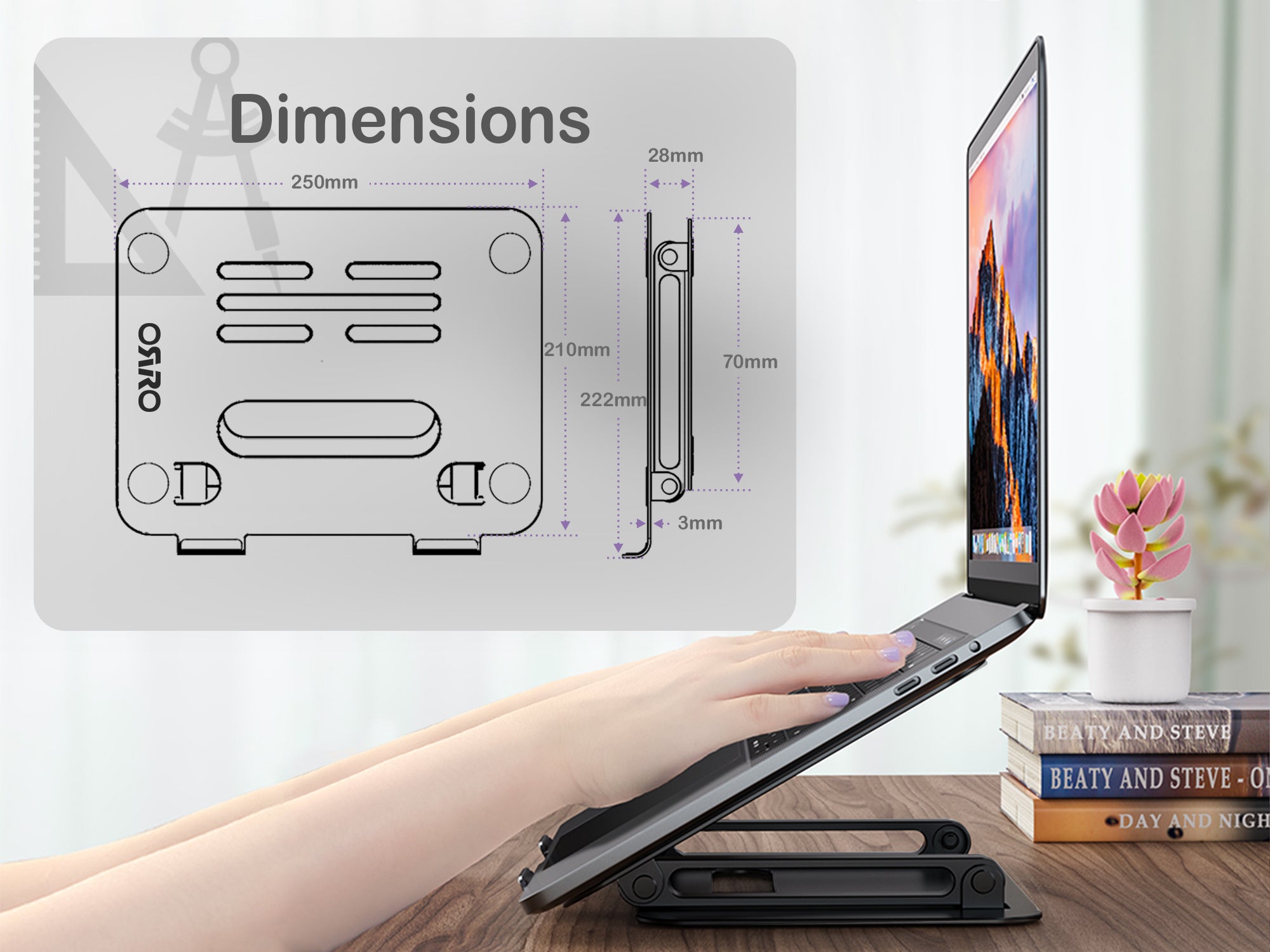 ORRO Laptop Pro Series - Adjustable Stand