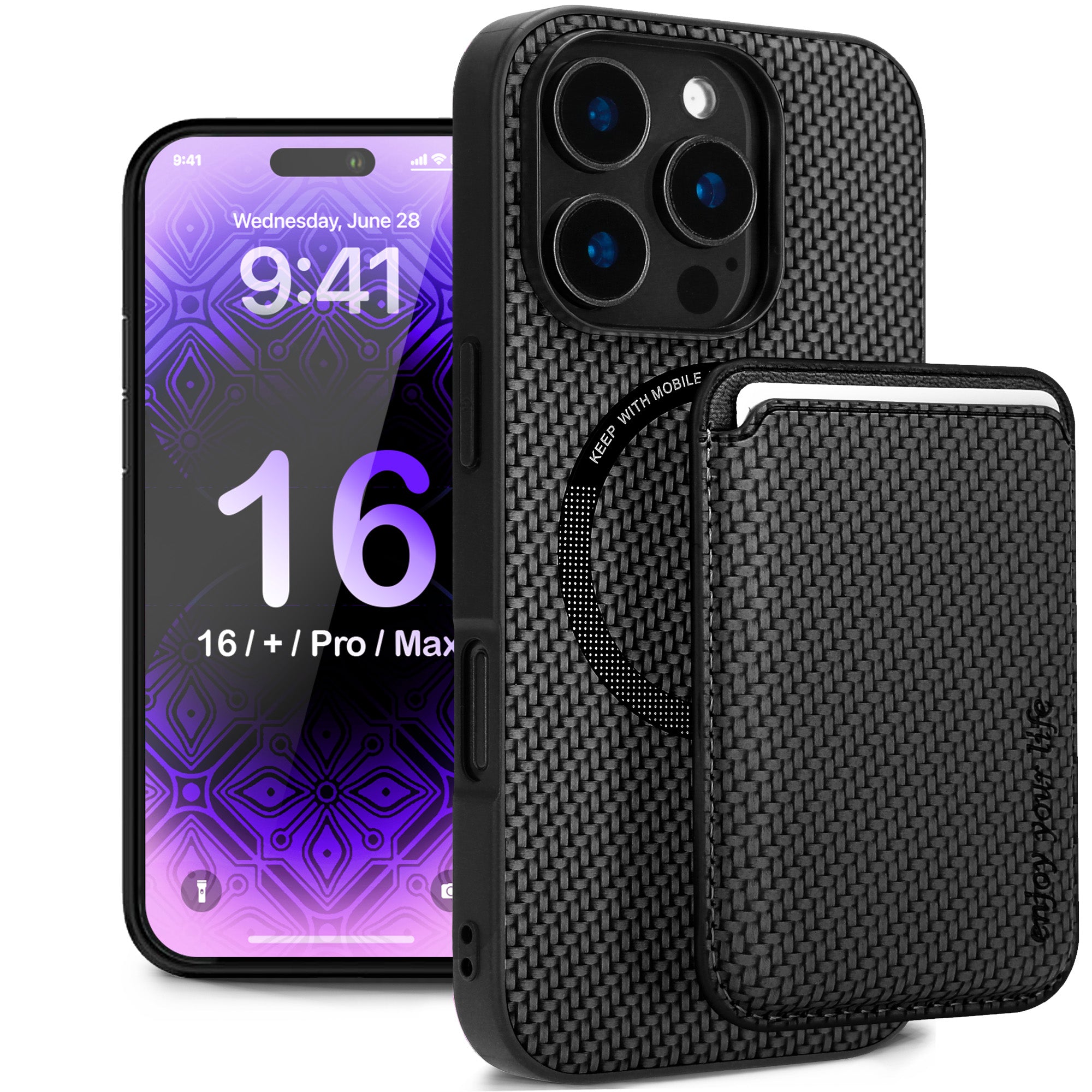 ORRO iPhone 16 Series Case - MagSage Wallet