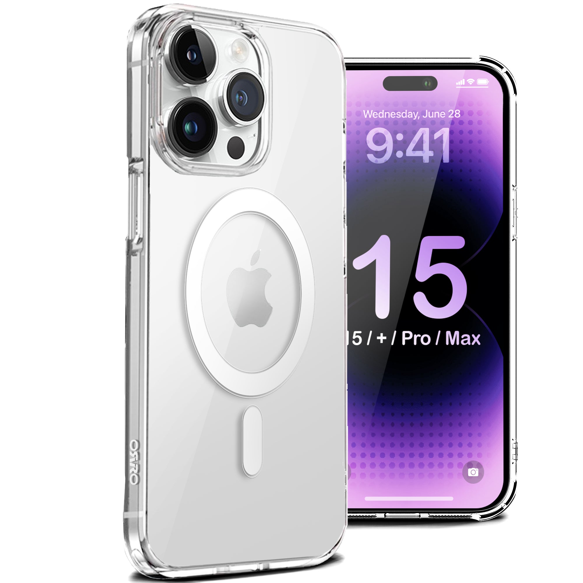 ORRO iPhone 15 Series Case - Clear MagSafe