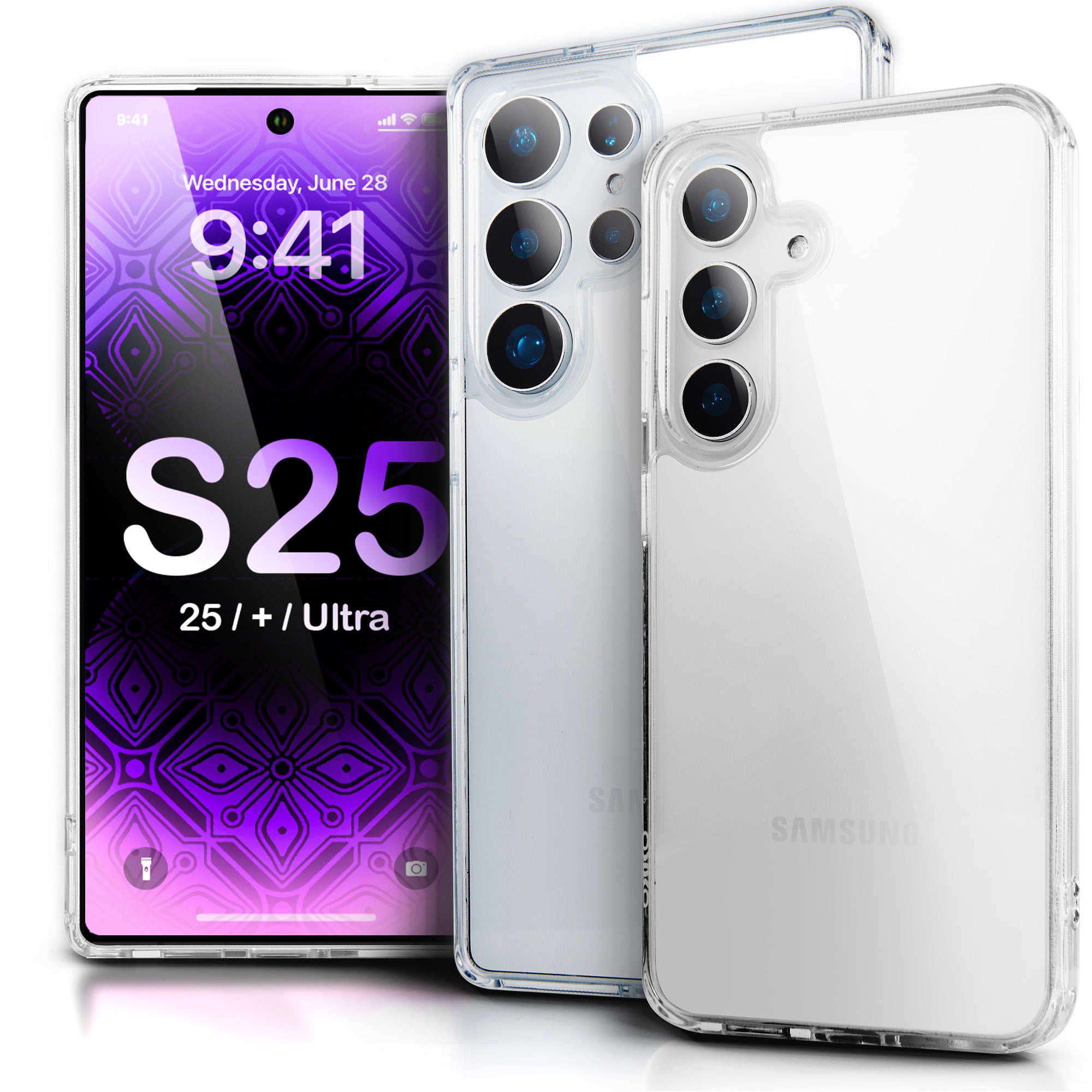 ORRO Samsung S25 Series Clear Case