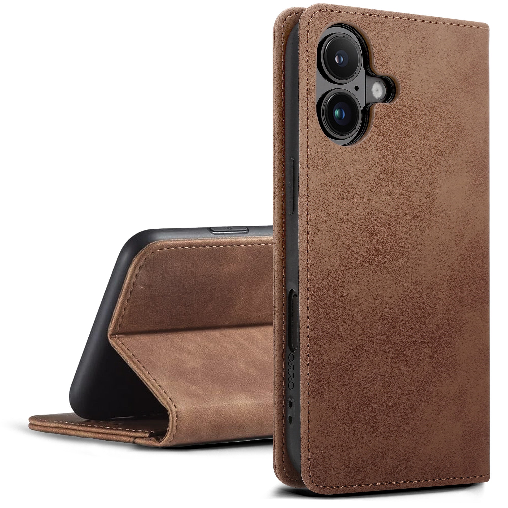 ORRO iPhone 17 Series Case - Vegan Leather Wallet Flip