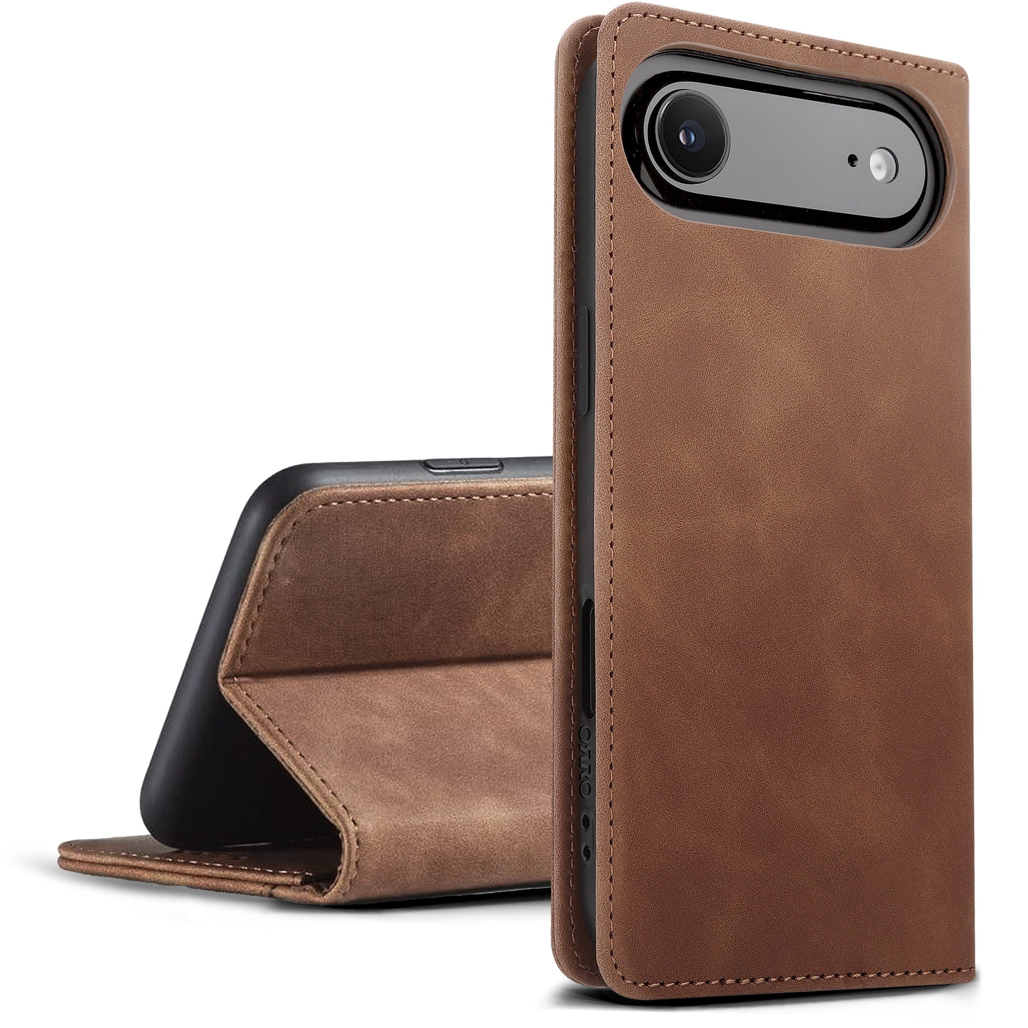 ORRO iPhone 17 Series Case - Vegan Leather Wallet Flip