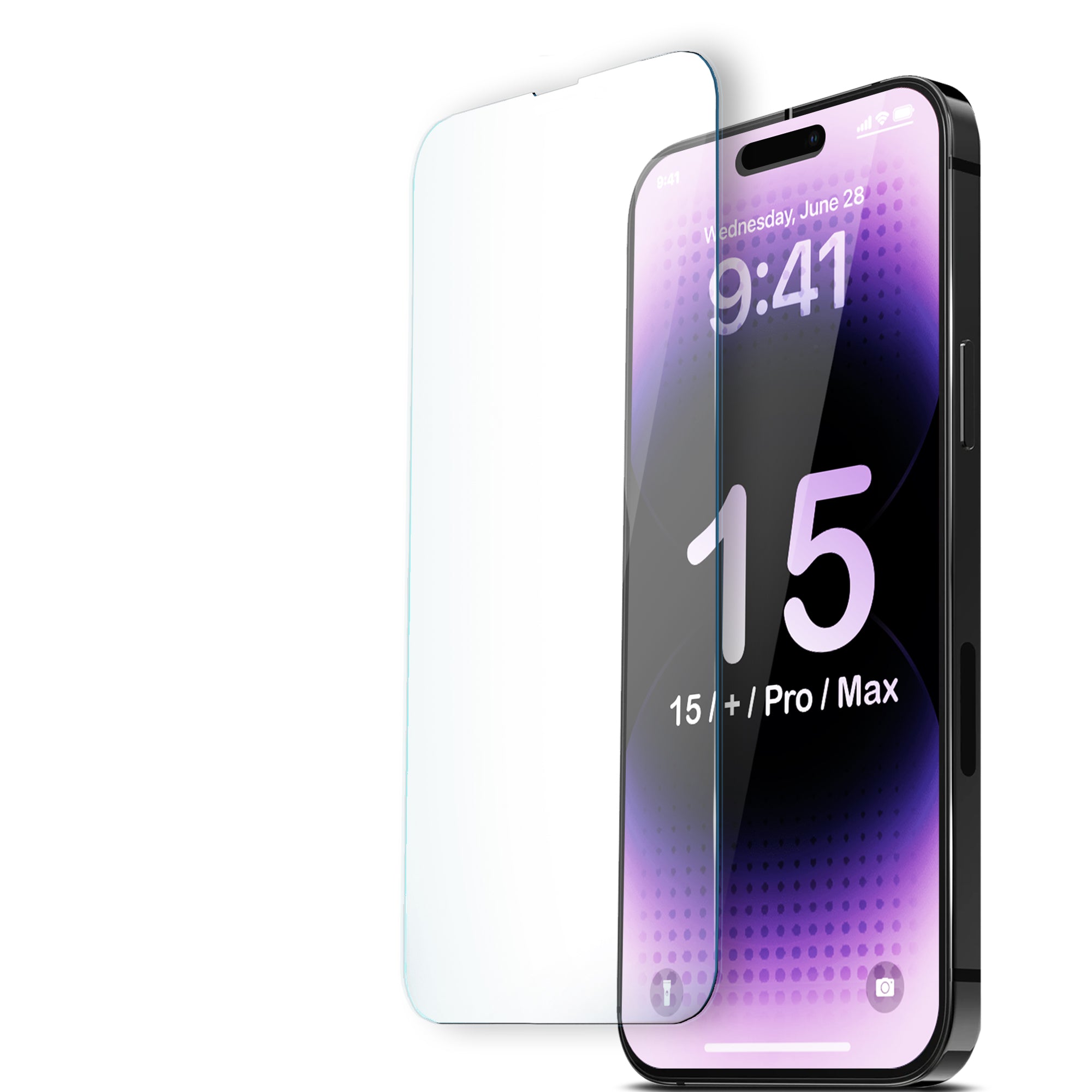 ORRO iPhone 15 Series Screen Protector - Clear