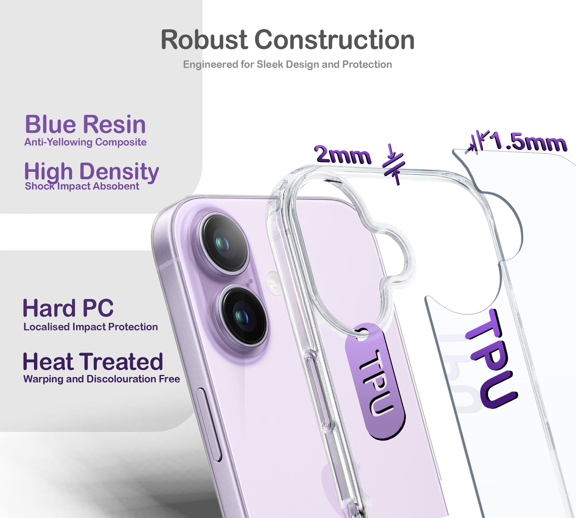 ORRO iPhone 17 Series Case - Clear