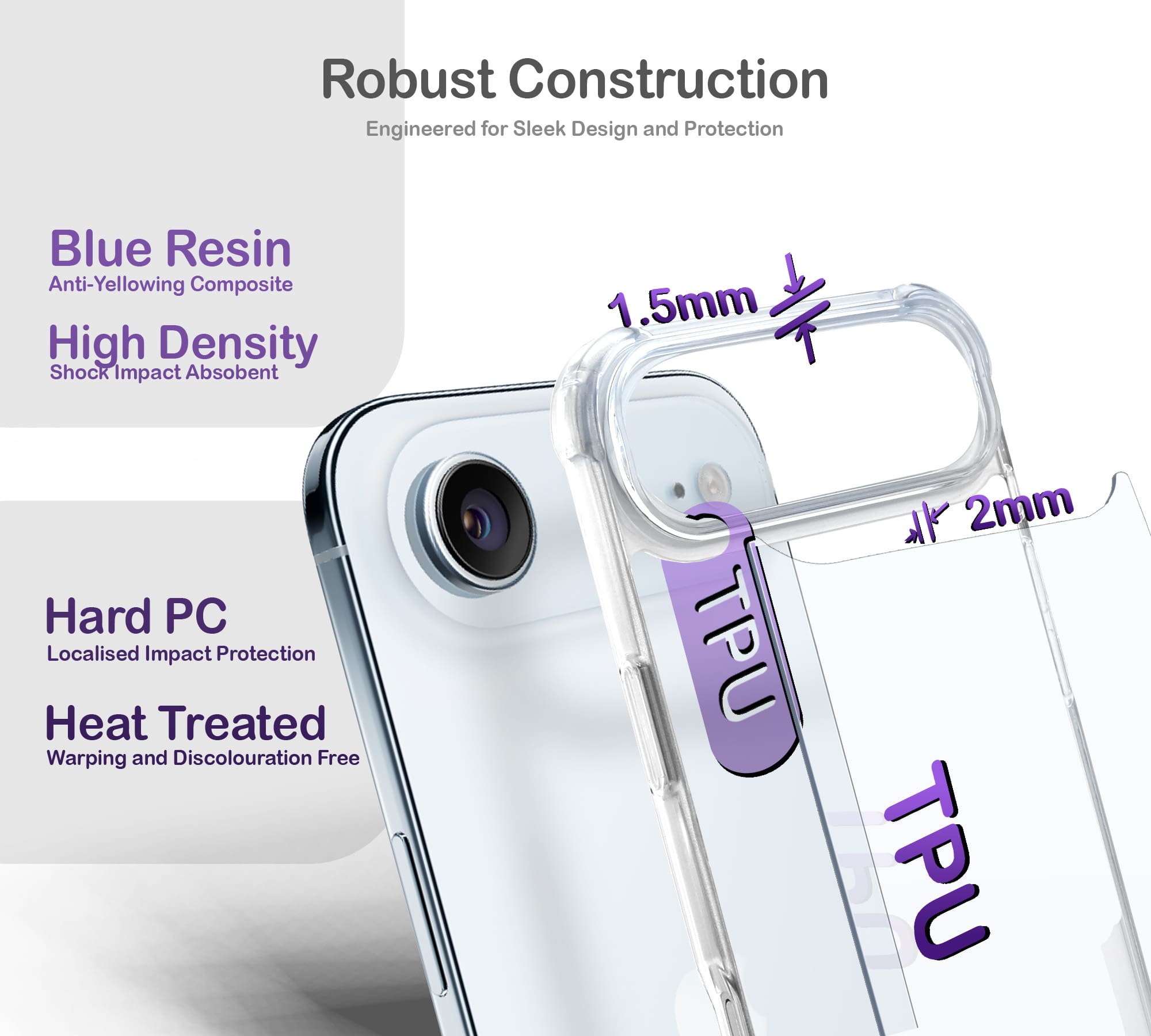 ORRO iPhone 17 Series Case - Clear