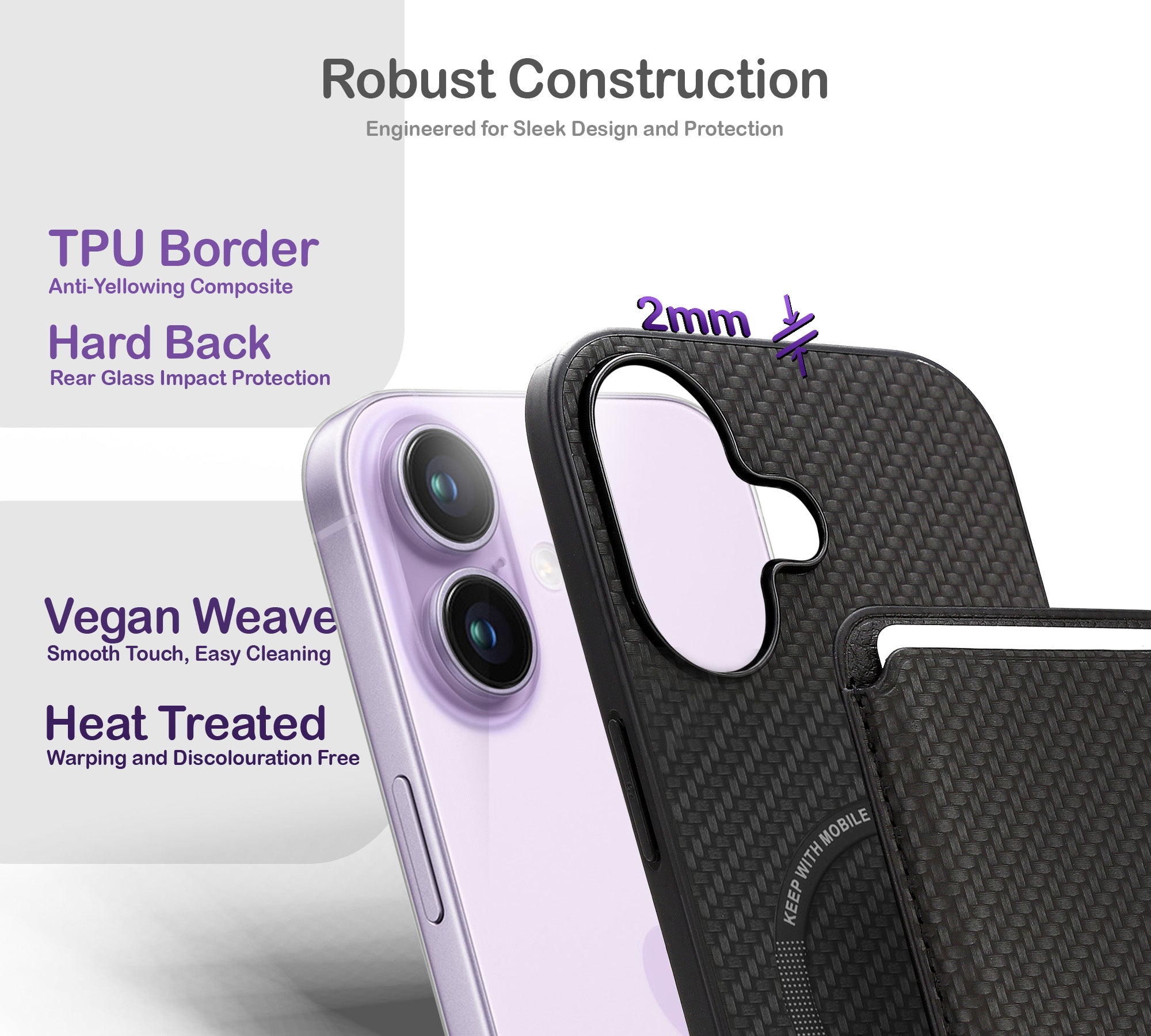 ORRO iPhone 17 Series Case - MagSafe Wallet