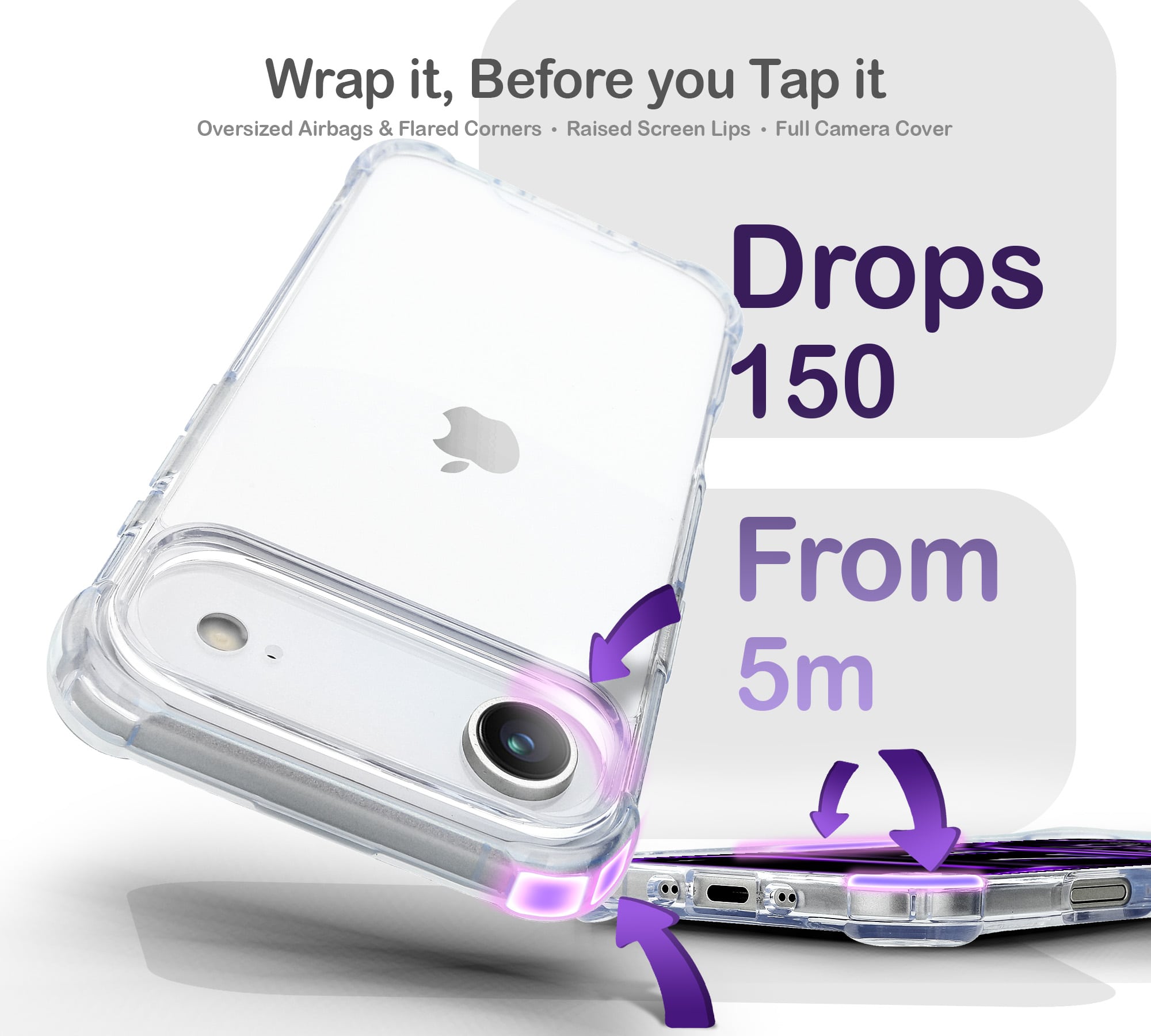 ORRO iPhone 17 Series Case - Clear