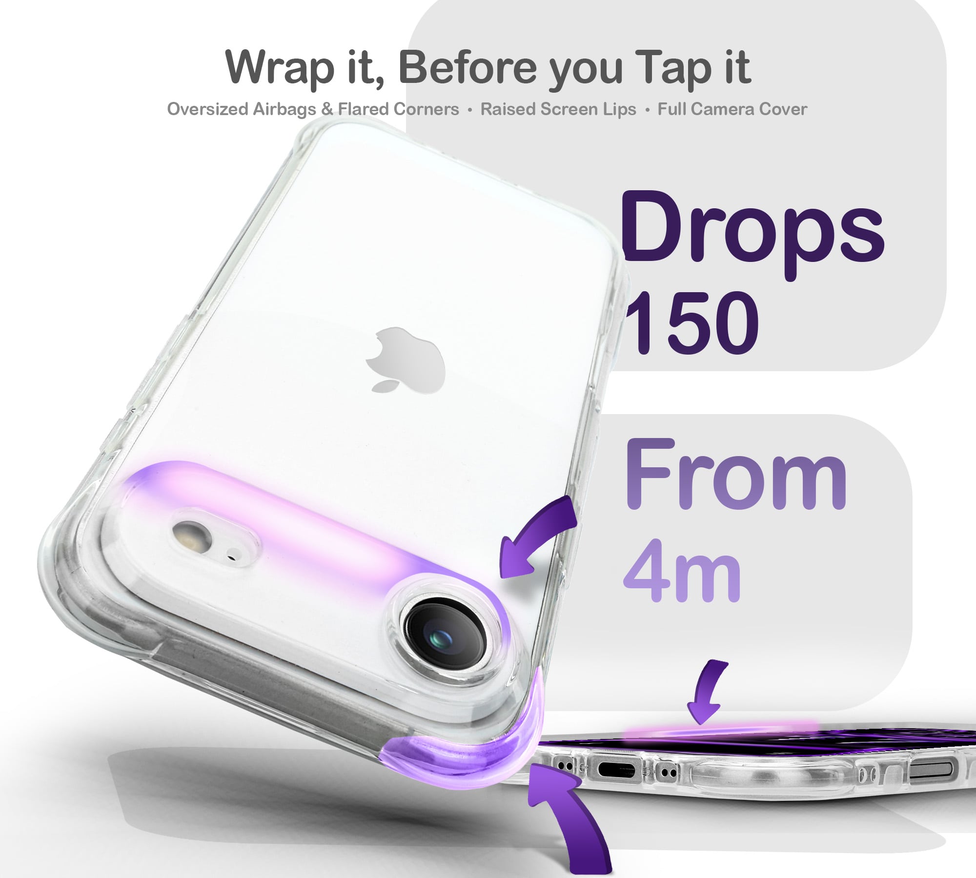 ORRO iPhone 17 Series Case - Clear