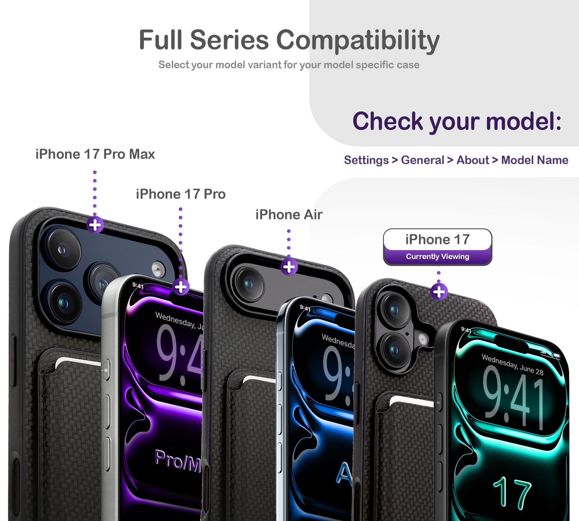 ORRO iPhone 17 Series Case - MagSafe Wallet