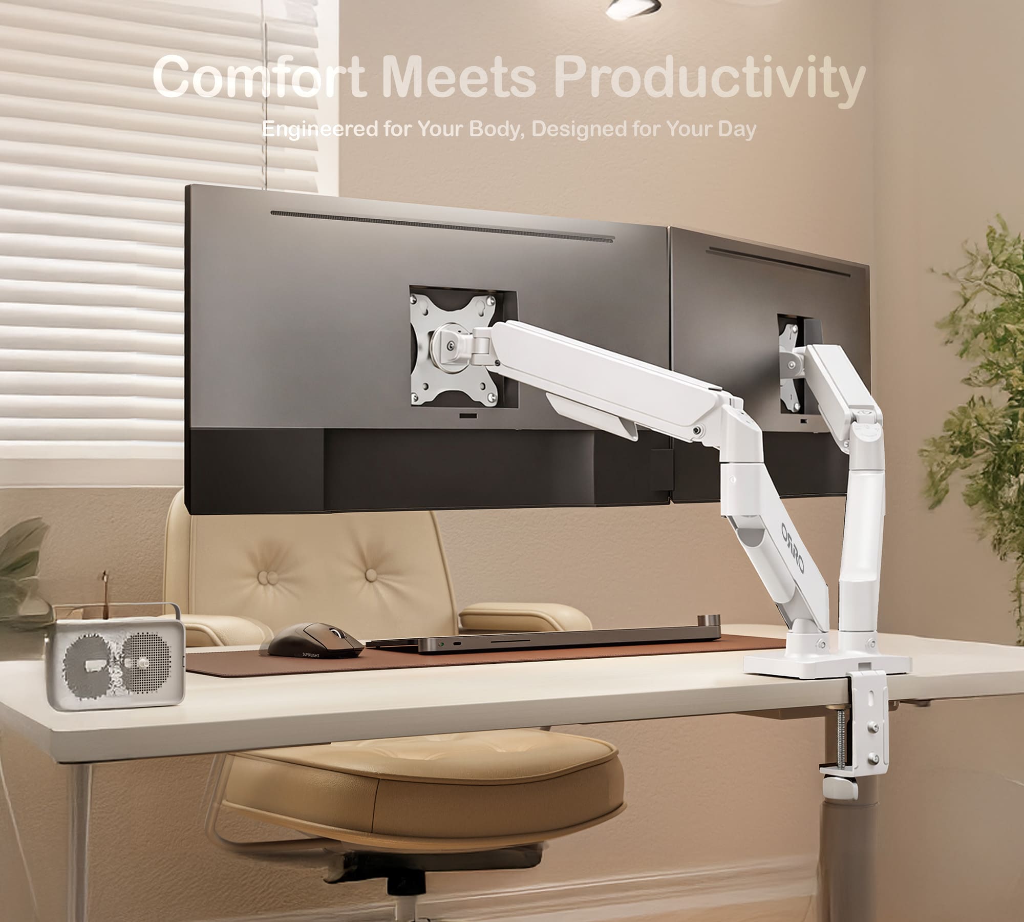 ORRO Home Gen 2 - Dual Monitor Arm