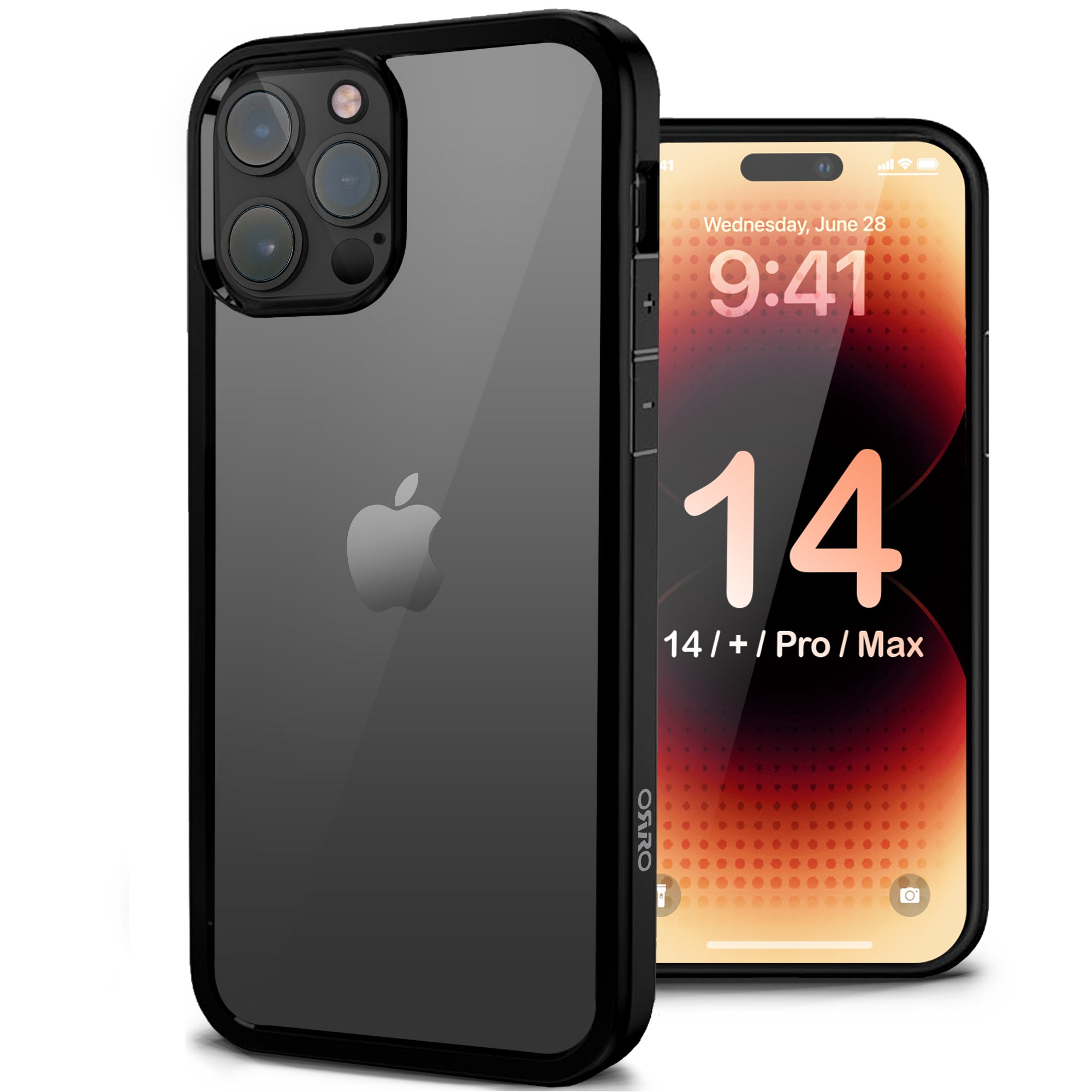 ORRO iPhone 14 Series Case - Clear Squared Edge